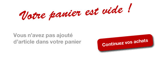 Votre panier est vide.